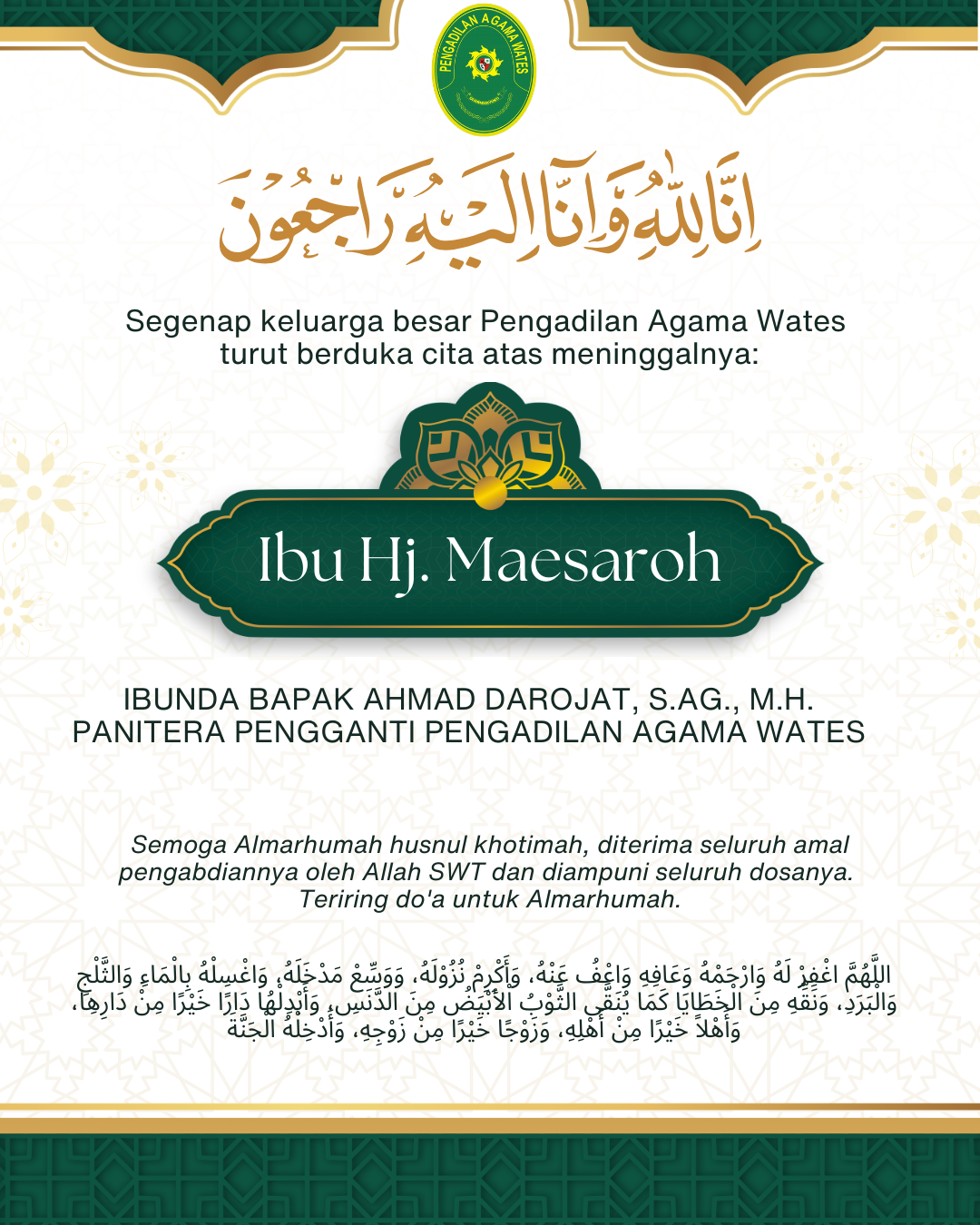 BERITA DUKA