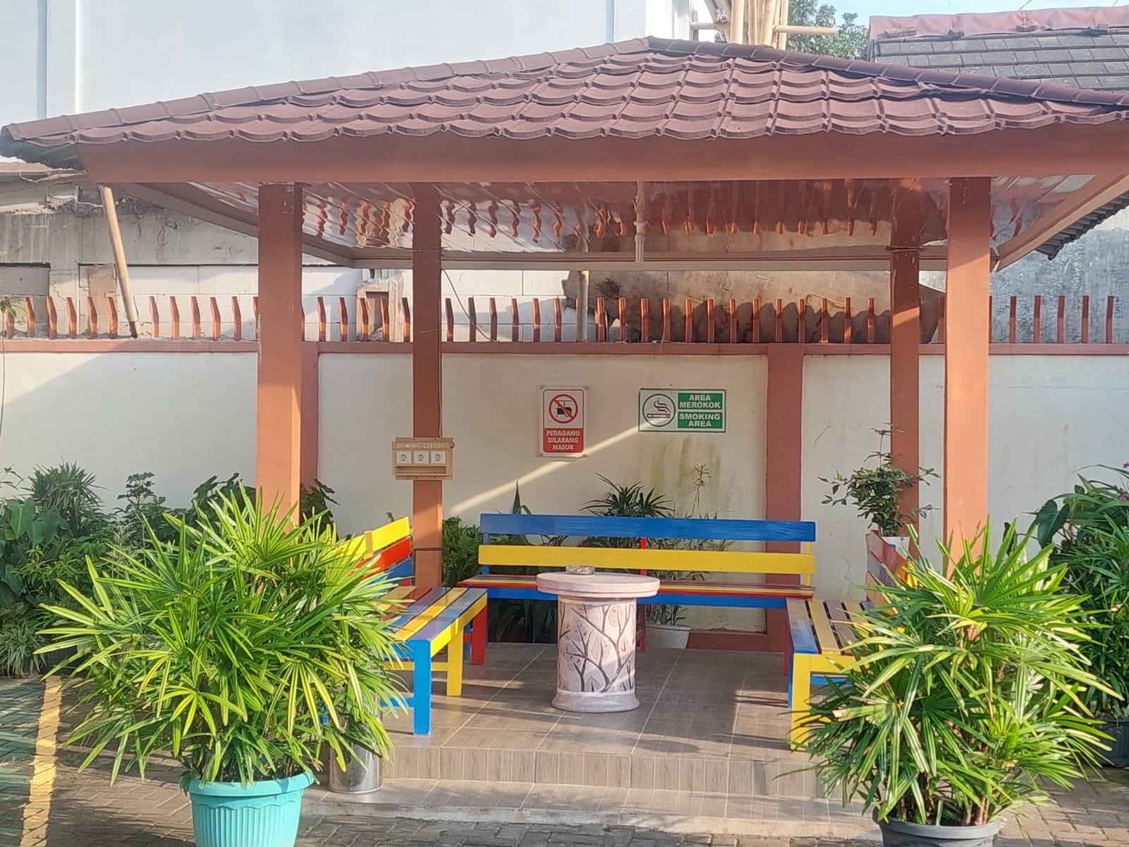 area merokok